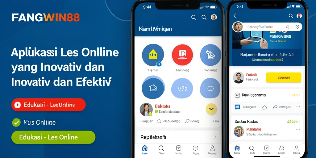 Tampilan antarmuka FANGWIN88 yang menarik dan fungsional untuk Les Online.