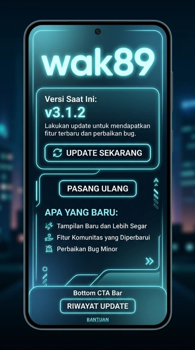 Tampilan riwayat versi wak89